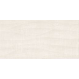 Cersanit Shiny Textile PS810 cream satin structure płytka ścienna 29,8x59,8 cm STR kremowy satynowy