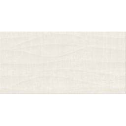 Cersanit Shiny Textile PS810 cream satin structure płytka ścienna 29,8x59,8 cm STR kremowy satynowy