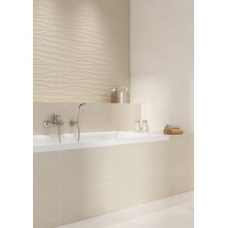 Cersanit Shiny Textile PS810 beige satin structure płytka ścienna 29,8x59,8 cm STR beżowy satynowy