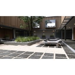 Opoczno Quenos 2.0 graphite płytka podłogowa 59,3x59,3 cm STR grafitowy mat