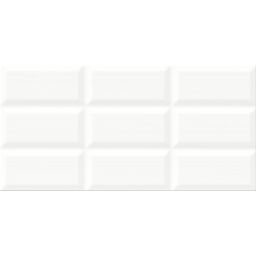 Cersanit Naris PS604 white glossy structure płytka ścienna 29,7x60 cm