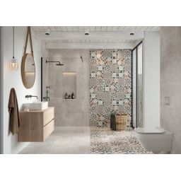 Cersanit Patchwork G417 light grey płytka ścienno-podłogowa 42x42 cm jasny szary mat