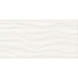 Cersanit Soft Romantic płytka ścienna 59,8x29,8 cm biała