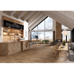 Cersanit Organic Wood Devonwood brown płytka ścienno-podłogowa 19,8x119,8 cm STR brązowy mat