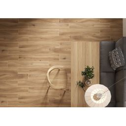 Cersanit Organic Wood Devonwood brown płytka ścienno-podłogowa 19,8x119,8 cm STR brązowy mat