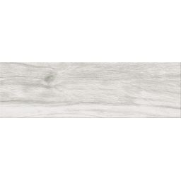 Cersanit Woodland Alpine Wood white płytka ścienno-podłogowa 18,5x59,8 cm STR biały mat