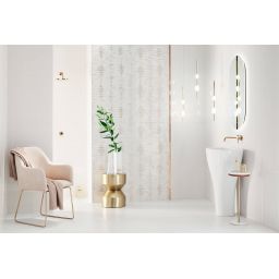 Domino Satini White płytka ścienna 119,8x59,8 cm biała