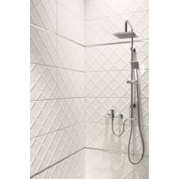 Domino Burano white STR płytka ścienna 30,8x60,8 cm