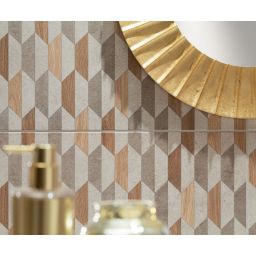 Domino Dover dekor ścienny 60,8x30,8 cm szara