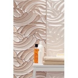 Domino Navara beige dekor ścienny 25x36 cm 