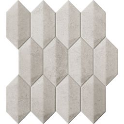 Domino Dover graphite mozaika ścienna 29,1x26,5 cm