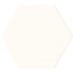 Domino Burano white hex płytka ścienna 11x12,5 cm
