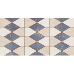 Domino Chic Stone blue dekor ścienny 60,8x30,8 cm