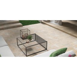 Paradyż Burlington płytka podłogowa 59,5x59,5 cm STR tarasowa ivory piaskowy mat