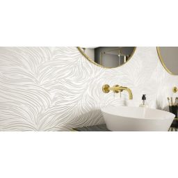 Paradyż Elegant Surface płytka ścienna 29,8x89,8 cm STR A biały mat