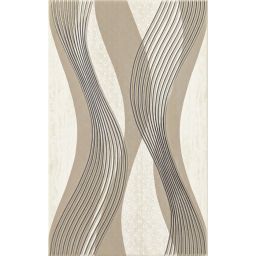 Paradyż Sari dekor ścienny 25x40 cm inserto beżowy poler