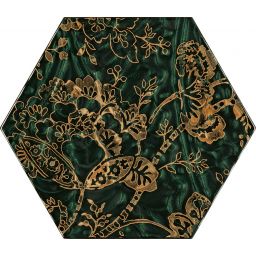 Paradyż Urban Colours dekor ścienny 19.8x17.1 cm STR C zielony połysk