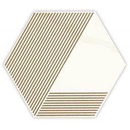 Paradyż Calacatta dekor ścienno-podłogowy 17,1x19,8 cm motyw A beżowy mat