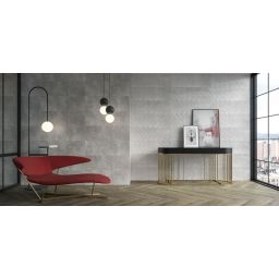 Paradyż Industrial Chic płytka ścienna 29,8x89,8 cm STR szary mat