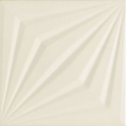 Paradyż Urban Colours dekor ścienny 19,8x19,8 cm Perla motyw A STR biały mat