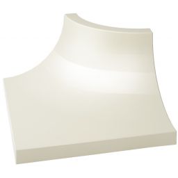 Paradyż Gamma kształtka 3x4 cm C biała