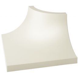 Paradyż Gamma/Gammo kształtka 4x3 cm biała