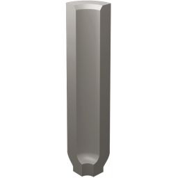 Paradyż Bazo profil 3x10 cm wewnętrzny monokolor szary mat