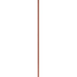 Paradyż listwa ścienna 2x89,8 cm uniwersalna miedziany mat