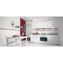 Paradyż listwa ścienna 2,3x60 cm uniwersalna szklana karmazyn