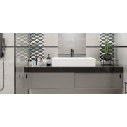 Paradyż listwa ścienna 2,3x60 cm czarny połysk