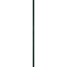 Paradyż listwa ścienna 2,3x89,8 cm uniwersalna szklana zielona