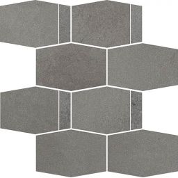 Paradyż Naturstone mozaika ścienno-podłogowa 23,3x28,6 cm cięta STR grafitowy mat