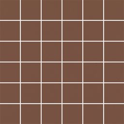 Paradyż Modernizm mozaika ścienno-podłogowa 29,8x29,8 cm cięta brązowa