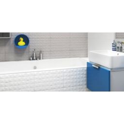 Paradyż Melby płytka ścienna 25x40 cm STR biała