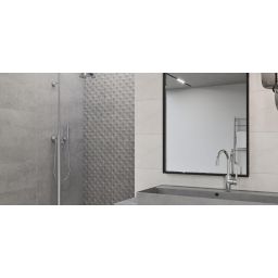 Paradyż Minimal Stone mozaika ścienna 29,8x29,8 cm prasowana grafitowy mat