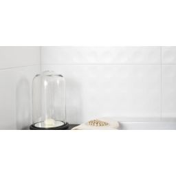 Paradyż Modul płytka ścienna 30x60 cm motyw C STR biała