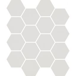 Paradyż mozaika ścienna 22x25,5 cm uniwersalna prasowana hexagon grys szara