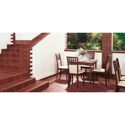 Paradyż Natural płytka elewacyjna 6,5x24,5 cm czerwony mat