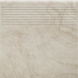 Paradyż Unite stopnica 30x30 cm prosta beżowy mat