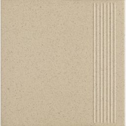 Paradyż Bazo stopnica 30x30 cm prosta sól-pieprz beżowy mat