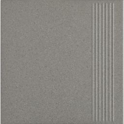 Paradyż Bazo stopnica 30x30 cm prosta sól-pieprz grys szary mat