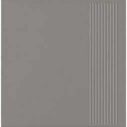 Paradyż Bazo stopnica 30x30 cm prosta monokolor grys szary mat