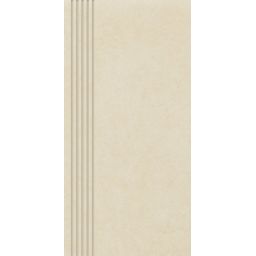 Paradyż Intero stopnica 29,8x59,8 cm prosta nacinana beżowy mat