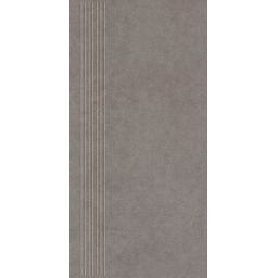 Paradyż Intero stopnica 29,8x59,8 cm prosta nacinana grafitowy mat