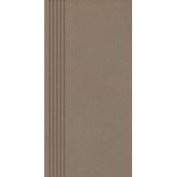 Paradyż Intero stopnica 29,8x59,8 cm prosta nacinana mocca brązowy mat