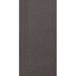 Paradyż Intero stopnica 29,8x59,8 cm prosta nacinana czarny mat