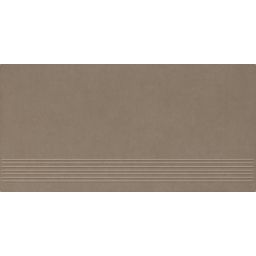 Paradyż Intero stopnica 29,8x59,8 cm prasowana mocca mat