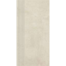 Paradyż Tecniq stopnica 29,8x59,8 cm prosta nacinana biały mat