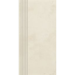 Paradyż Tecniq stopnica 29,8x59,8 cm prosta nacinana biały półpoler