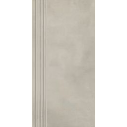 Paradyż Tecniq stopnica 29,8x59,8 cm prosta nacinana szary półpoler